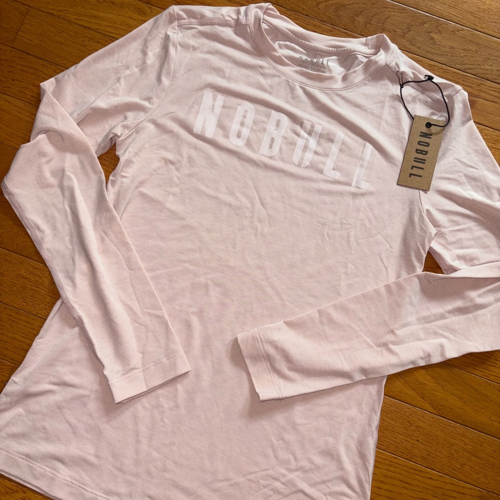 NOBULL Pink Long Sleeve Tee for Effortless Style